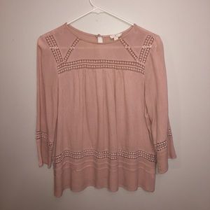 Pink blouse for summer